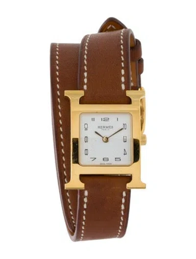 Pre-owned Hermes Heure H Watch In Multi