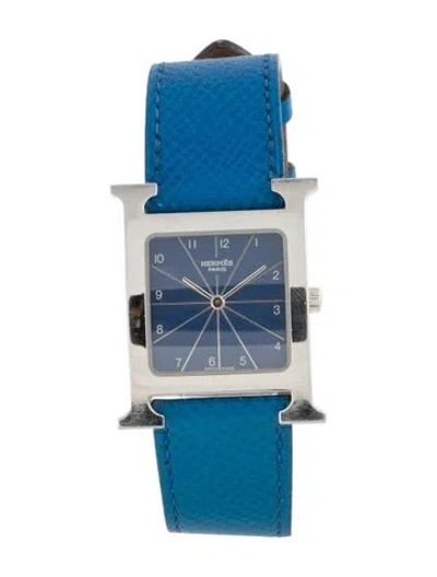 Pre-owned Hermes Heure H Watch In Multi