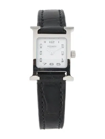 Pre-owned Hermes Heure H Watch In Multi