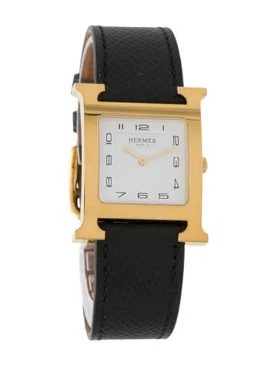 Pre-owned Hermes Heure H Watch In Multi