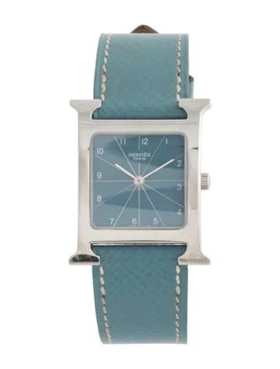 Pre-owned Hermes Heure H Watch In Multi
