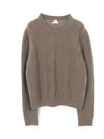 Pre-owned Hermes H-jacquard Sweater In Brown
