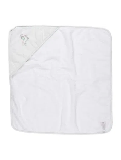 Pre-owned Hermes Hooded Baby Bath Towel In Green