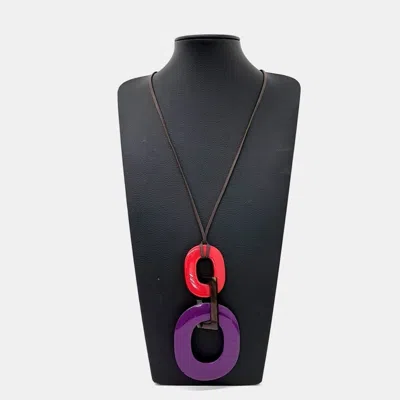 Pre-owned Hermes Horn Necklace
