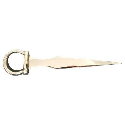 Pre-owned Hermes Horse / Equestrian Letter Opener, 1960s France In Gold