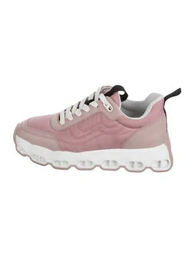 Pre-owned Hermes Impulse Athletic Sneakers In Pink