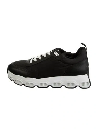Pre-owned Hermes Impulse Sneakers In Black