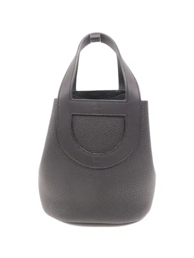 Pre-owned Hermes In The Loop 18 Tote Bag In Black