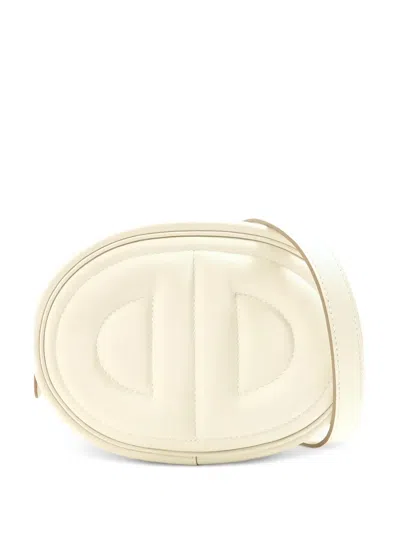Pre-owned Hermes In The Loop Calfskin Belt Bag In White