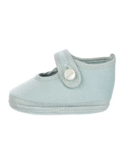 Pre-owned Hermes Babies' Infant Girls' Wool Shoes In Blue