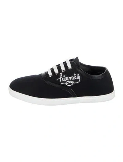Pre-owned Hermes Innocent Sneakers In Blue