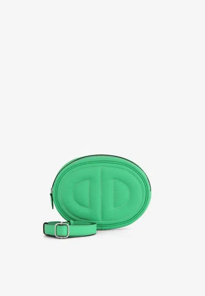 Hermes In-the-loop Belt Bag In Comics Green Swift Leather With Palladium Hardware