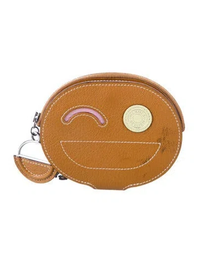 Pre-owned Hermes In-the-loop Mini Wallet In Brown