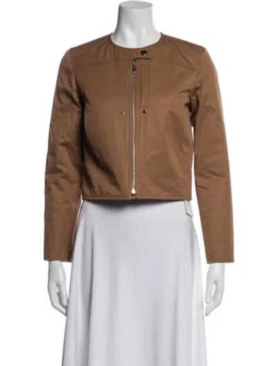Pre-owned Hermes Jacket In Brown