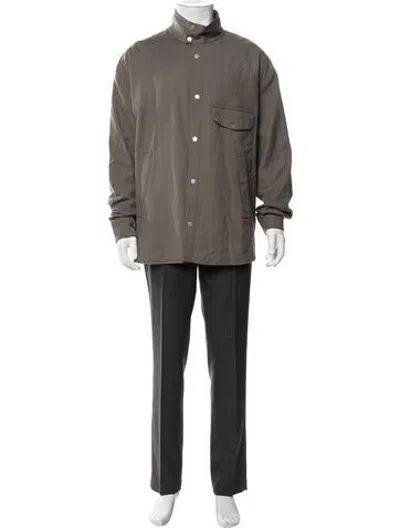 Pre-owned Hermes Jacket In Green/neutrals