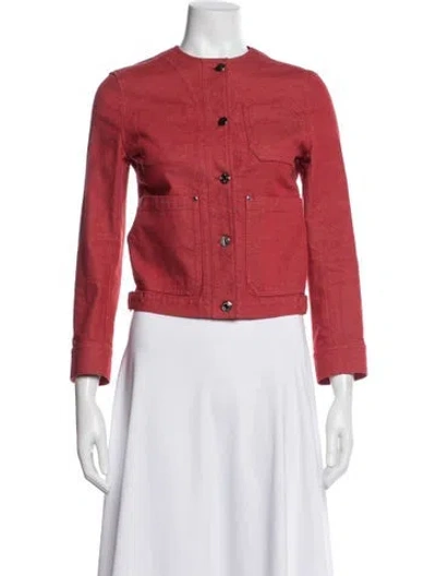 Pre-owned Hermes Jacket In Red