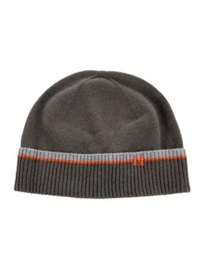 Pre-owned Hermes Jacob Cashmere Beanie In Gray