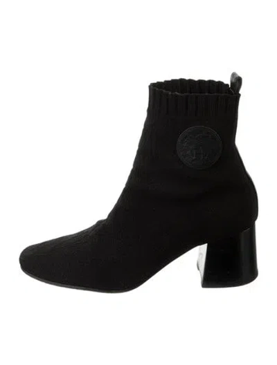 Pre-owned Hermes Jenna 60 Sock Boots In Black