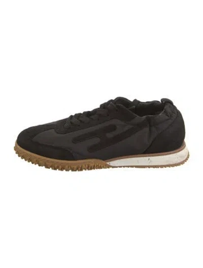 Pre-owned Hermes Jet Athletic Sneakers In Black