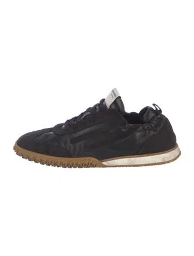 Pre-owned Hermes Jet Athletic Sneakers In Black