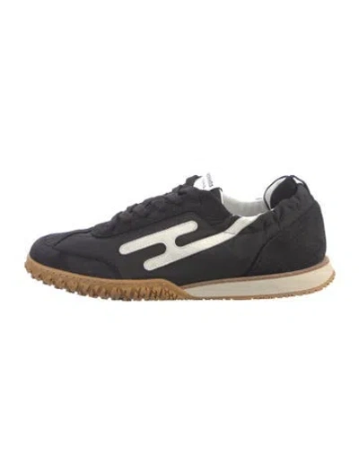 Pre-owned Hermes Jet Athletic Sneakers In Black