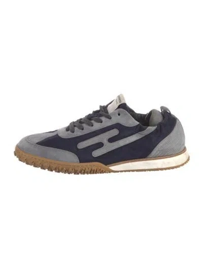 Pre-owned Hermes Jet Athletic Sneakers In Blue
