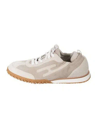 Pre-owned Hermes Jet Athletic Sneakers In Neutral