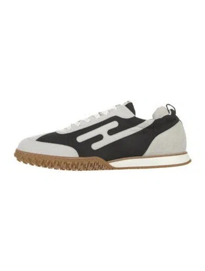 Pre-owned Hermes Jet Athletic Sneakers In White