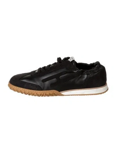 Pre-owned Hermes Jet Sneakers In Black