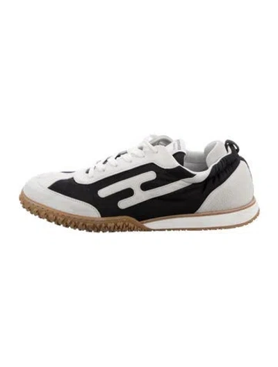 Pre-owned Hermes Jet Sneakers In Neutrals