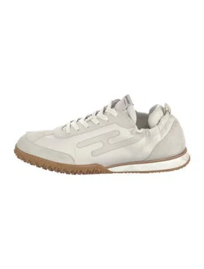 Pre-owned Hermes Jet Sneakers In White