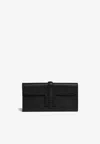 Hermes Jige Elan 29 Clutch Bag In Black Swift Leather In Black