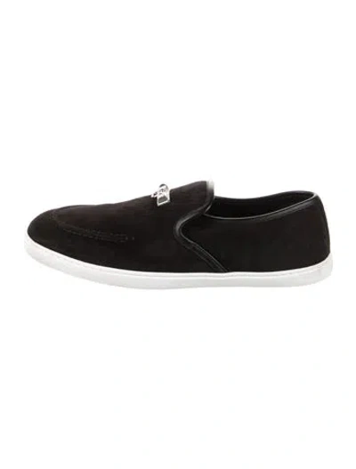 Pre-owned Hermes Jour Sneakers In Black