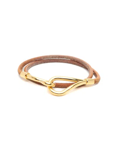 Pre-owned Hermes Hermès Jumbo Double Bracelet In Brown