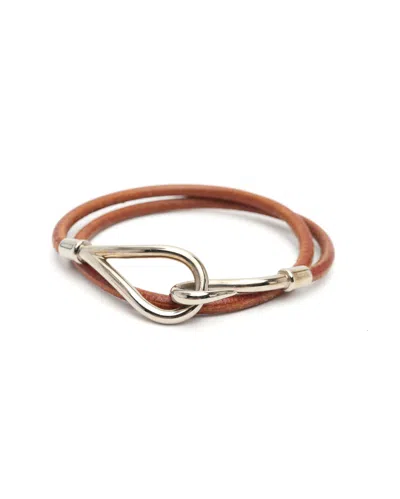 Pre-owned Hermes Hermès Jumbo Double Bracelet In Brown