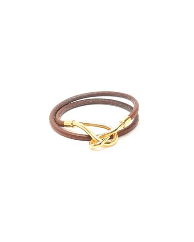 Hermes Hermès Jumbo Double Bracelet In Brown