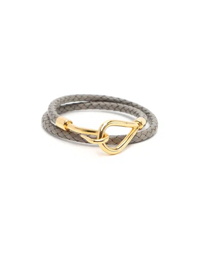 Pre-owned Hermes Hermès Jumbo Double Bracelet In Gray