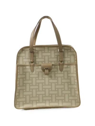 Pre-owned Hermes Jumping Tote Bag In Neutrals