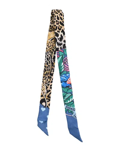 Pre-owned Hermes Hermès Jungle Love Twilly Scarf (authentic Pre-loved)