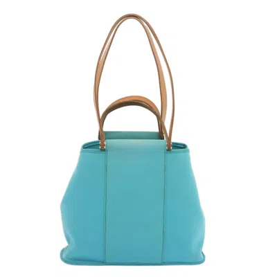 Hermes Kabak Canvas Handbag () In Blue