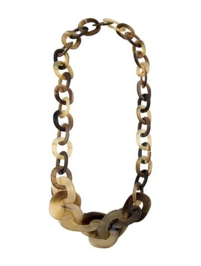 Pre-owned Hermes Kali Long Necklace, 44" In Multi
