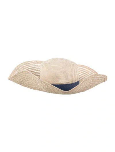 Pre-owned Hermes Kalliope Pierce Hat In Neutrals