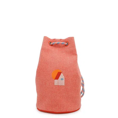 Pre-owned Hermes Kara Wool Shoulder Bag () In Orange