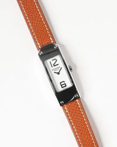 Pre-owned Hermes Hermès Kelly 2 15mm Ref Kt1.210 Watch
