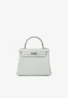 Hermes Kelly 25 In Mushroom Togo Leather With Palladium Hardware In Brown