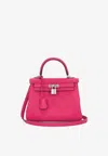 Hermes Kelly 25 In Rose Mexico Togo Leather With Palladium Hardware In Rose Mexico