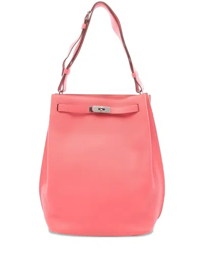 Pre-owned Hermes Kelly 26 Shoulder Bag In Pink