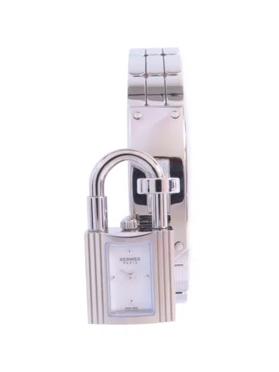 Pre-owned Hermes Kelly 31mm Watch In White