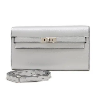 Pre-owned Hermes Kelly Argent Shoulder Bag ()