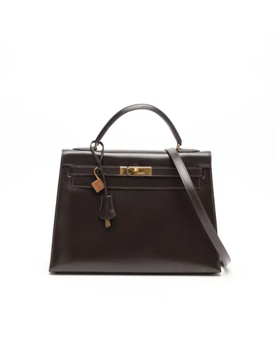 Pre-owned Hermes Hermès Kelly Box 32 Sellier Bag